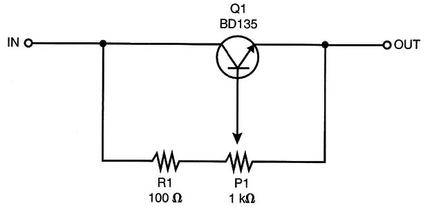 Figure 2 – Schematic diagram of the electronic potentiometer
