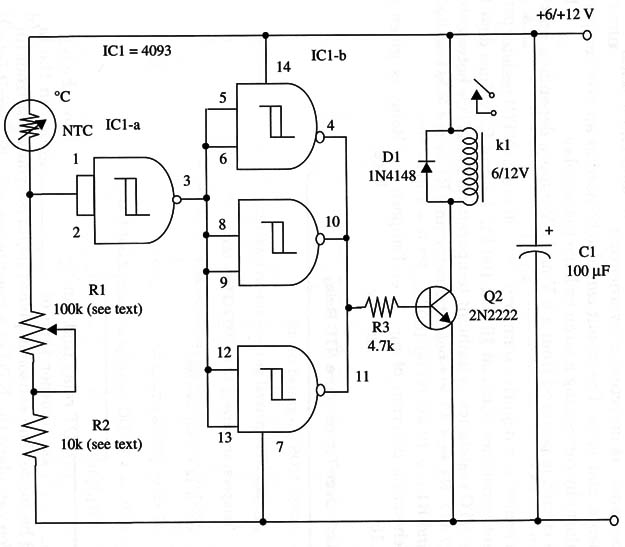Figure 1 – Schematic diagram of the relay
