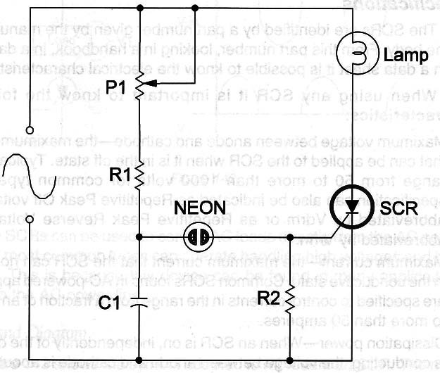 Figure 5 – Power control using a SCR

