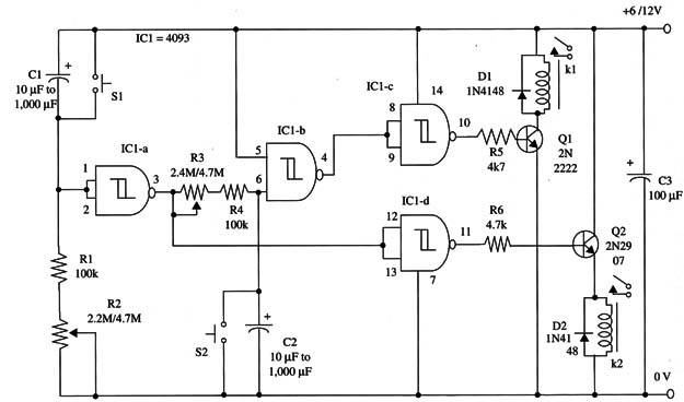 Figure 1 – Schematic diagram of the Dual Timer

