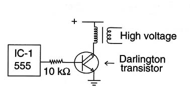 Figure 3 – Using Darlington or Power MOSFETs

