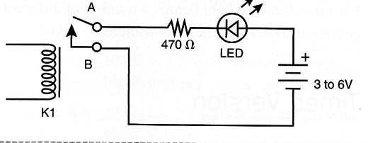 Figure 5 – Usinf an LED to adjust the circuit
