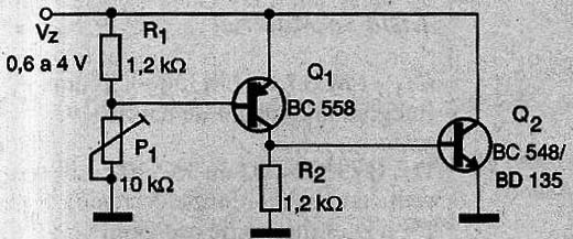 Figure 1 - Circuit adjustable zener.
