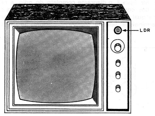 Figure 7 - The LDR in an old TV
