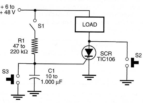Figure 1 – Delayed Turn-on switch
