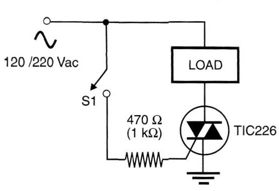 Figure 1 – High power AC switch
