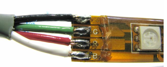 Figure 8 - Connecting RGB tape
