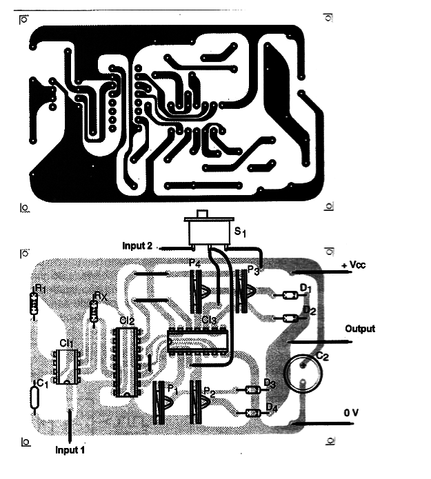 Figure 3 – Printed circuit board for version 1
