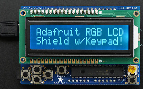 Figure 6 – LCD Display for Arduino
