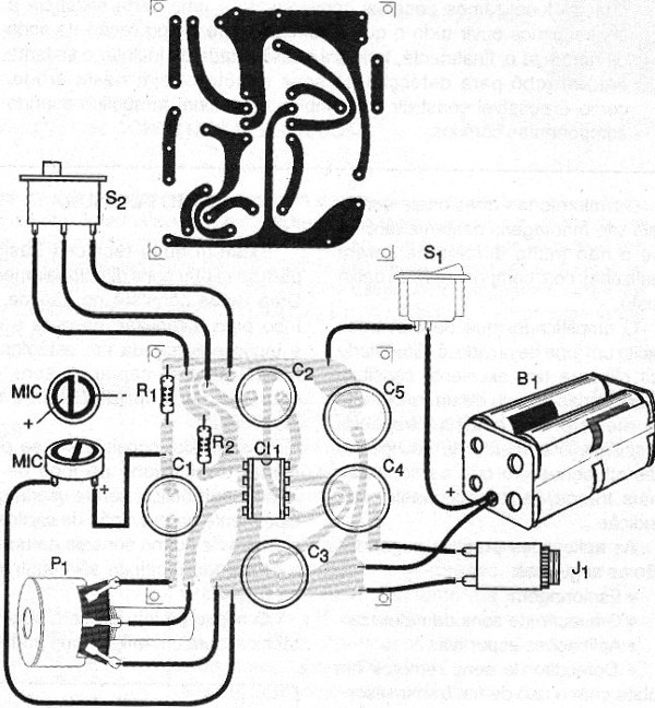 Figure 3 - Printed circuit board for the assembly.
