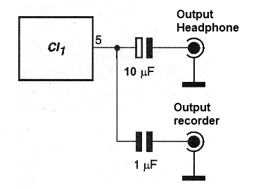 Figure 6 - Adding a parallel output for recordings.
