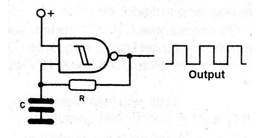 Figure 1 - Oscillator using the 4093

