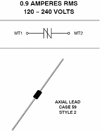 Figure 2 - A common SIDAC (MKPV1V120RL)
