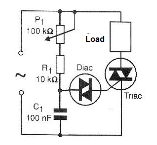Figure 4 - Power control using diac
