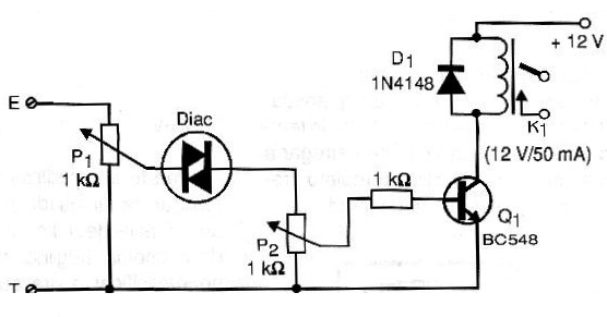 Figure 8 - Voltage sensor using a diac
