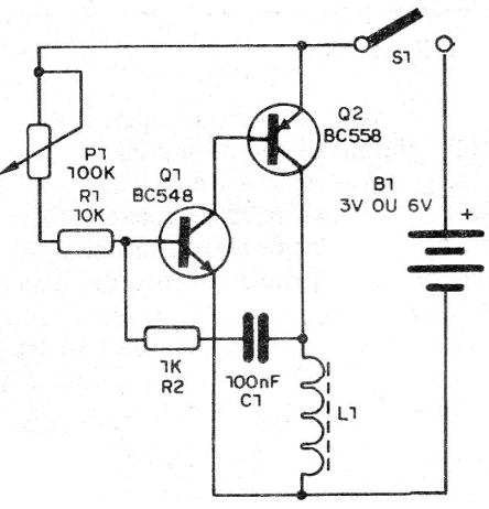    Figure 2 - Circuit diagram of the magnetojector
