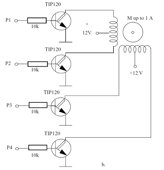  Using Darlington transistors - current according the transistor

