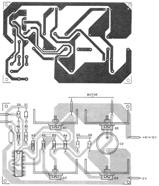    Figure 2 - Printed circuit board for the assembly
