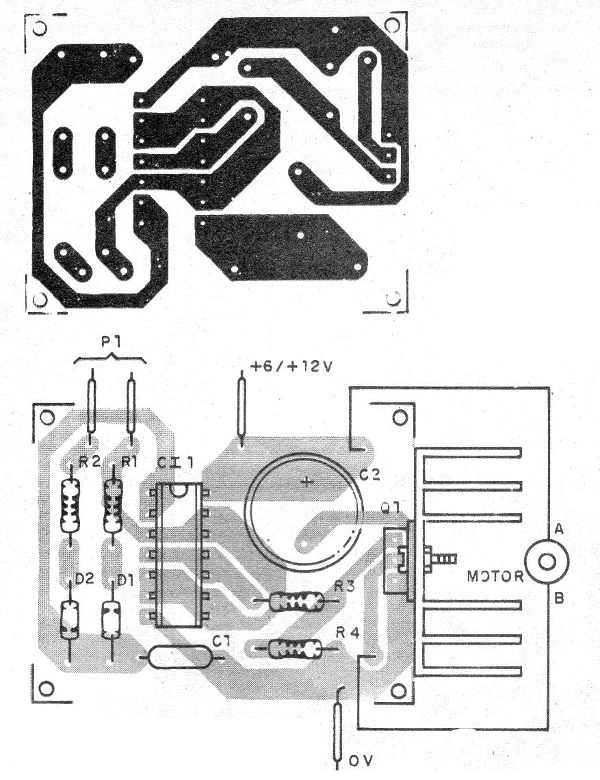    Figure 2 - Printed circuit board for the assembly
