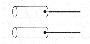 Figure 7 - Electrodes with metal tubes or spent batteries
