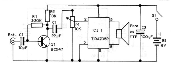 Figure 1 - Amplifier circuit
