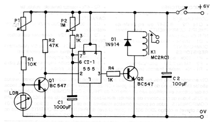 Figure 1 - Passage alarm circuit.
