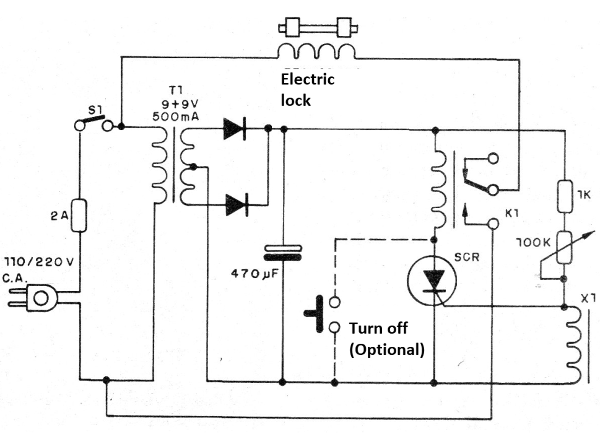 Figure 4 - An electronic lock
