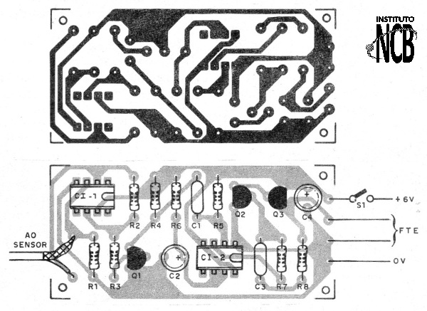 Figure 4 - Printed circuit board for mounting
