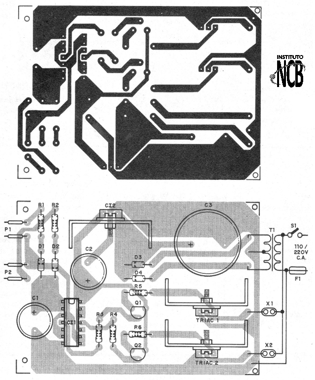 Figure 2 - Mounting on printed circuit board
