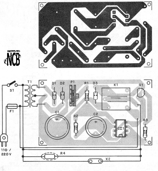 Figure 2 - Printed circuit board for mounting
