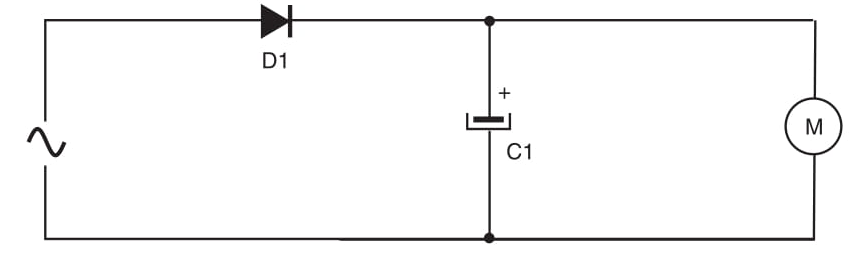 Figure 1 – Half wave motor control
