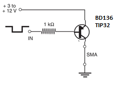 Figure 1 – Shield for SMA using a PNP transistor
