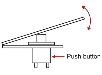 Figure 3    Pushbutton used as a sensor.
