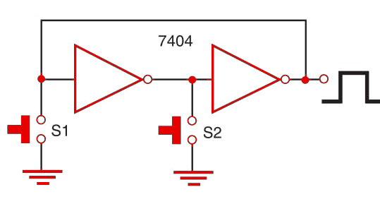 Figure 1 - Contact conditioner for two sensors.
