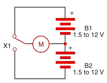 Figure 1  -  Direction control using a mechanical sensor.
