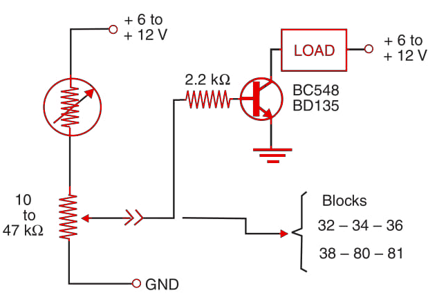 Figure 1 - Basic resistive sensor I.
