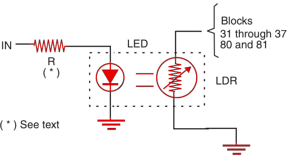 Figure 1 - Opto-isolator for TTL logic.
