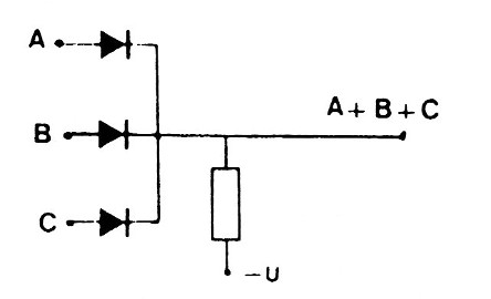 Figure 2 - OR gate with diodes
