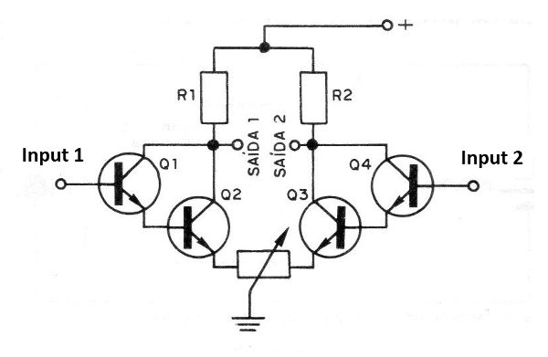 Figure 4 - The differential amplifier
