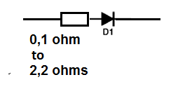 Figure 15 - The diode to protect against bursts
