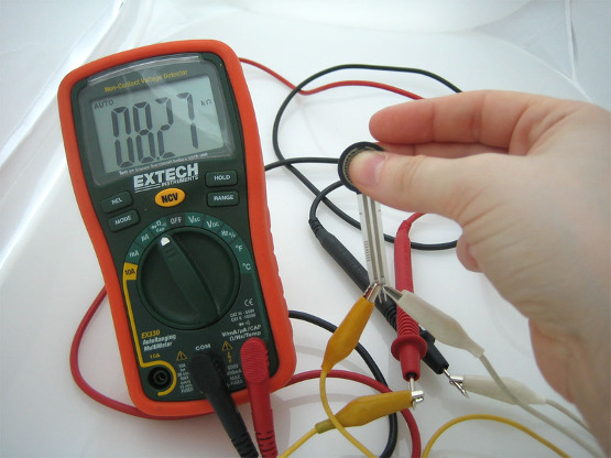Figure 4 - Testing the sensor
