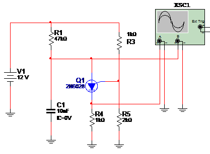 Figure 1 – Circuit for the simulation
