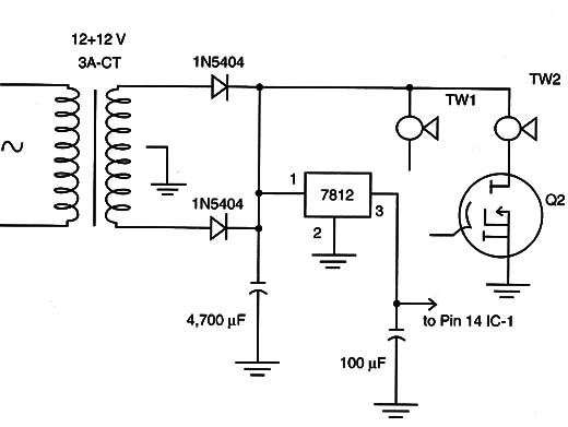 Figure 9 – Suggested power supply
