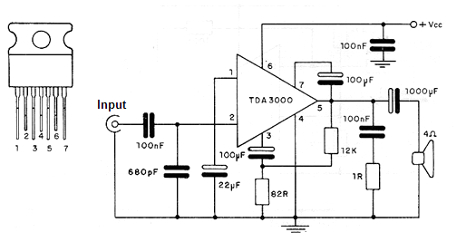 15 W Amplifier using the TDA3000   
