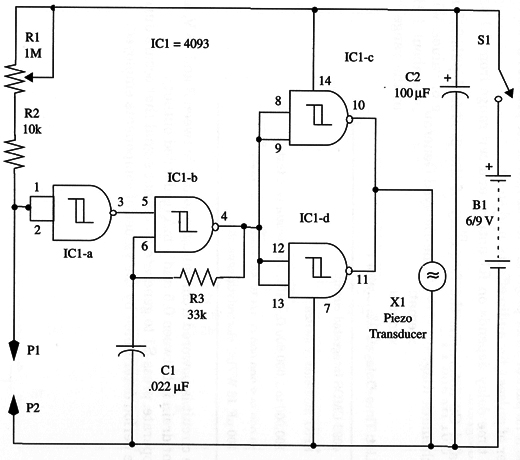 Figure 1 – Schematic diagram of the tester
