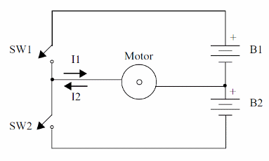 Figure 1 – The basic half-bridge using switches
