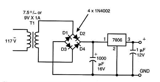Figure 4 – Power supply for the project
