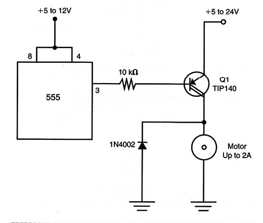Figure 13 – Using a Darlington Transistor
