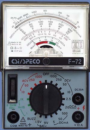 Figure 1 – A low cost analog multimeter
