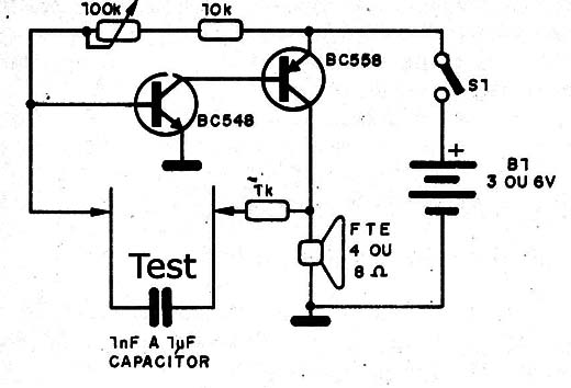 Figure 3 - Testing capacitors
